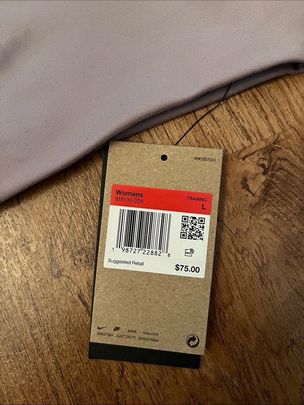NWT Nike One High-Waisted Knit Joggers - Picture 9 of 9